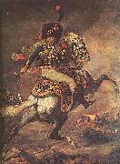 Theodore   Gericault Chargingchasseur oil on canvas